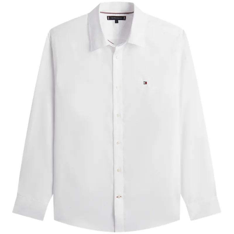 Рубашка мужская с лацканом Tommy Hilfiger, White YBR