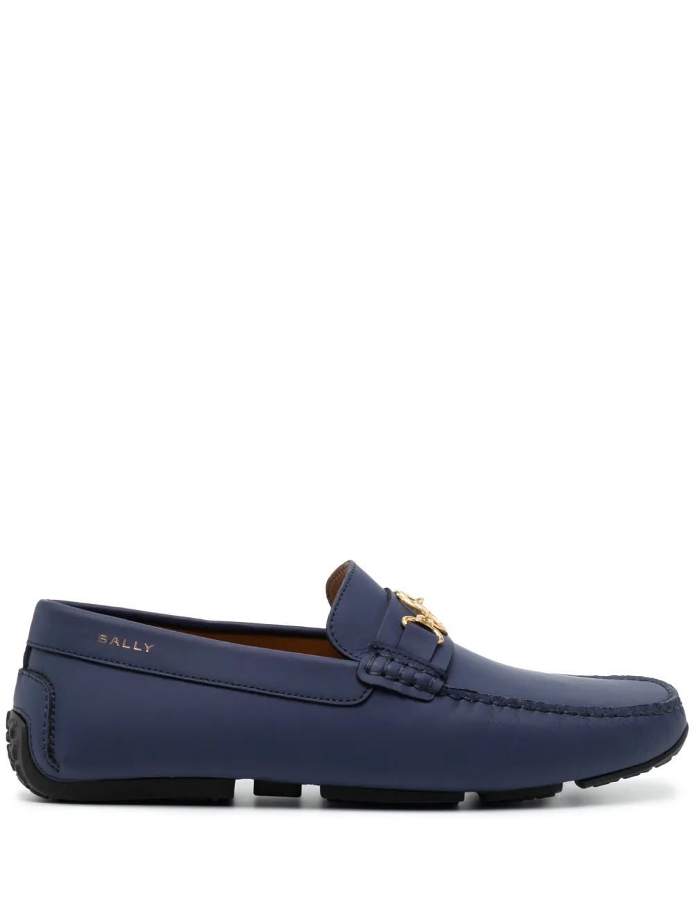 

Мокасины с декором Emblem Bally, синий