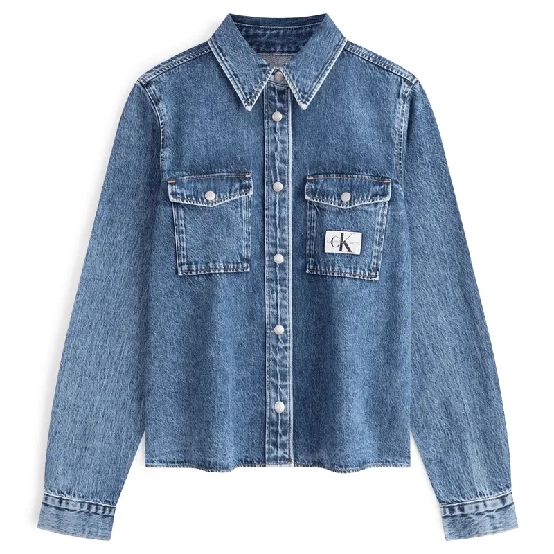

Женская рубашка Calvin Klein, цвет 1A4 - Denim Light Blue
