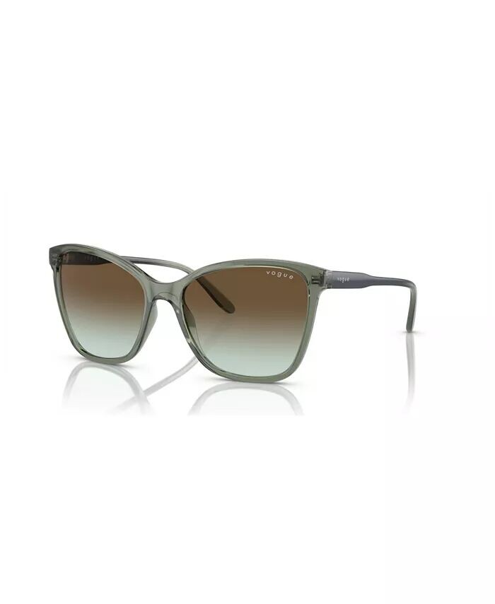 

Женские солнцезащитные очки, градиент VO5520S Vogue Eyewear, зеленый