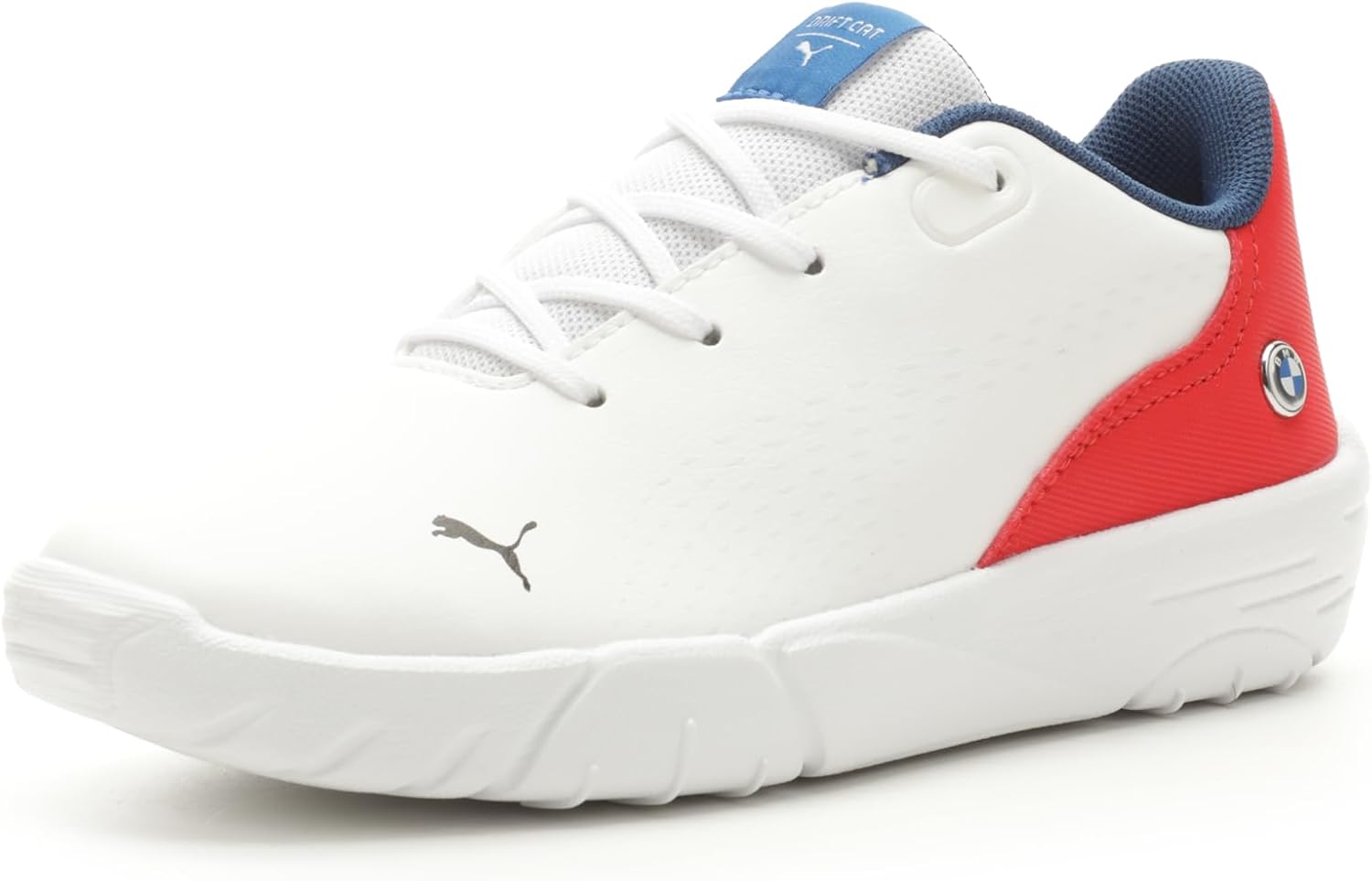 

Кроссовки PUMA для детей и взрослых BMW M Motorsport Drift Cat с альтернативной застежкой, Puma White-pro Blue