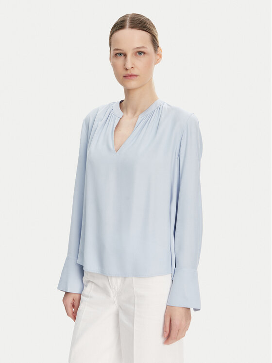 

Блузка обычного кроя WW0WW44049 Tommy Hilfiger, голубой