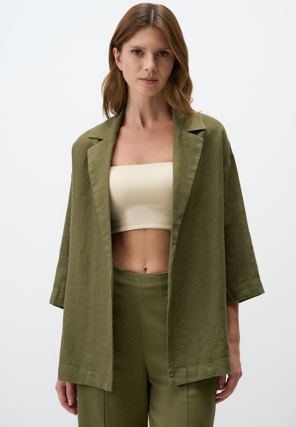 

Легкая куртка CUT SLEEVE Jimmy Key, хаки