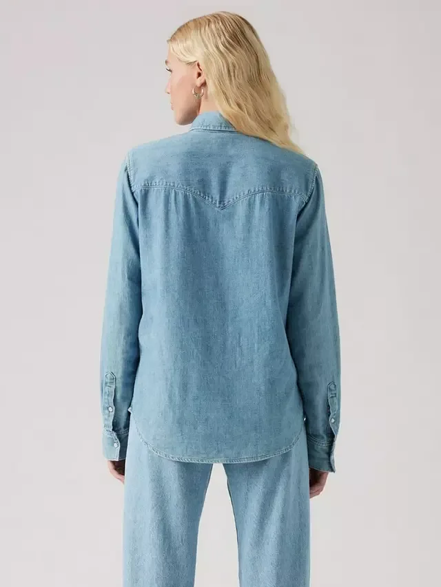 Джинсовая рубашка Icon Western, светло-голубая Levi's — фото 2