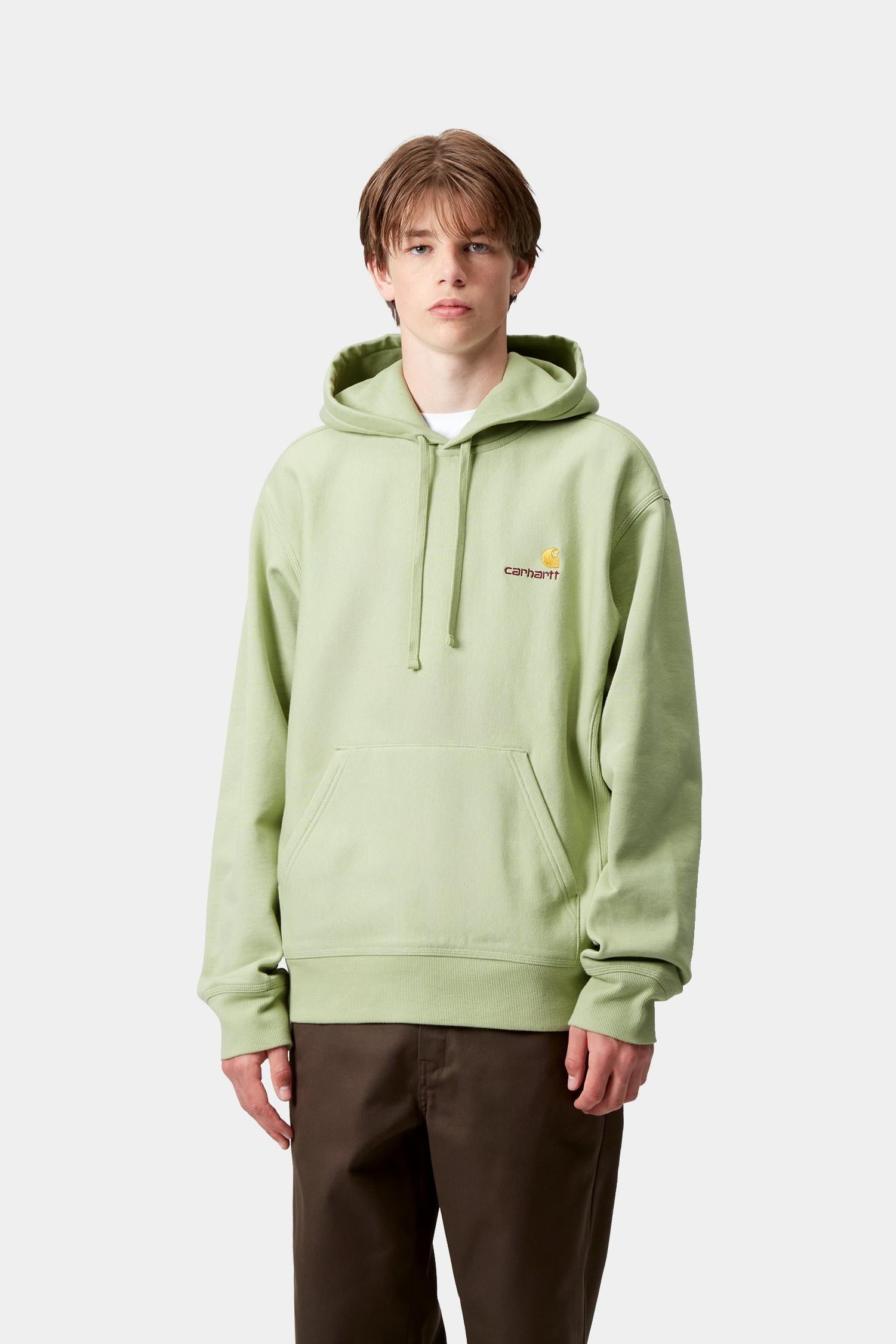 

Худи American Script Carhartt, зеленый