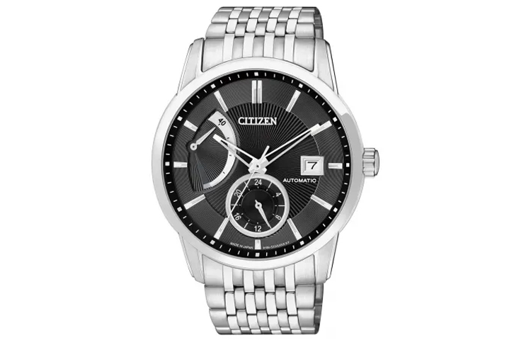 

CITIZEN Часы Classic Mechanical Automatic Mechanical Movement Watch Men's Watch Black Dial, Black