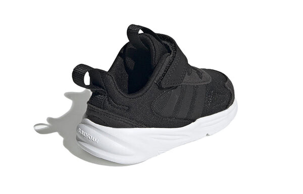 Кроссовки (TD) Adidas Ozelle Running Lifestyle Elastic Lace with Top Strap Shoes 'Black White', черный — фото 3