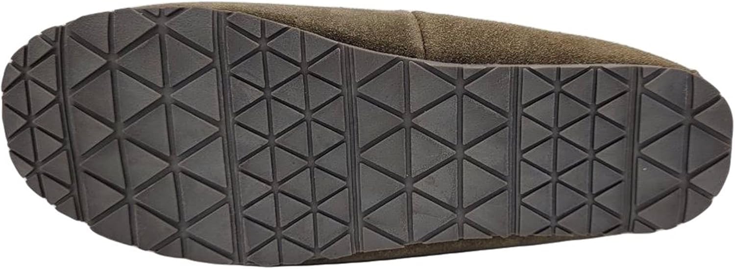 Мужские венецианские тапочки Clarks с пушистым мехом, шалфейный — фото 4