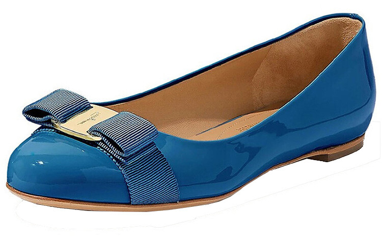 Женская повседневная обувь женская синяя Ferragamo — фото 3