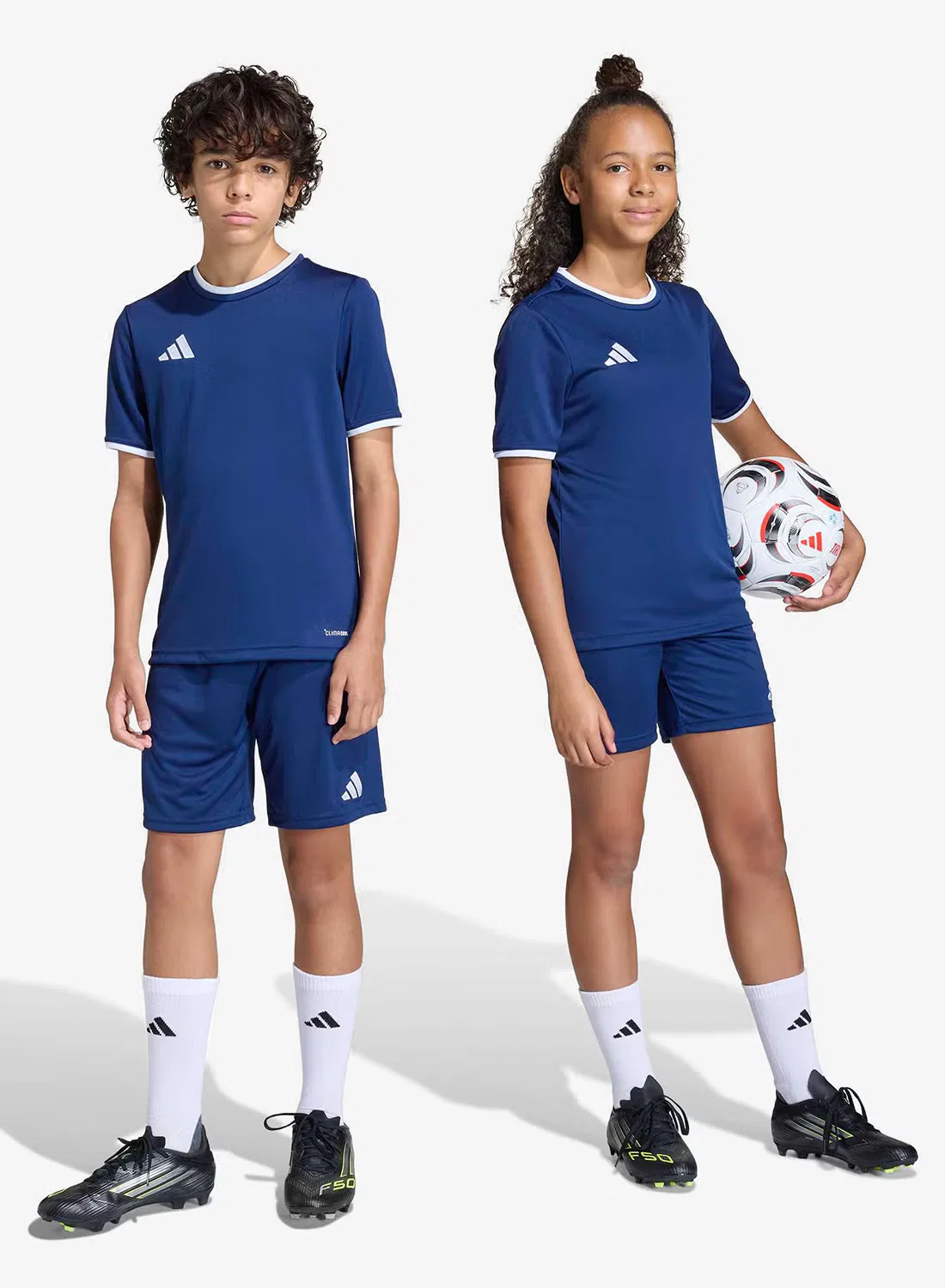 Шорты спортивные с технологией Climacool Entrada26 Adidas, темно-синий