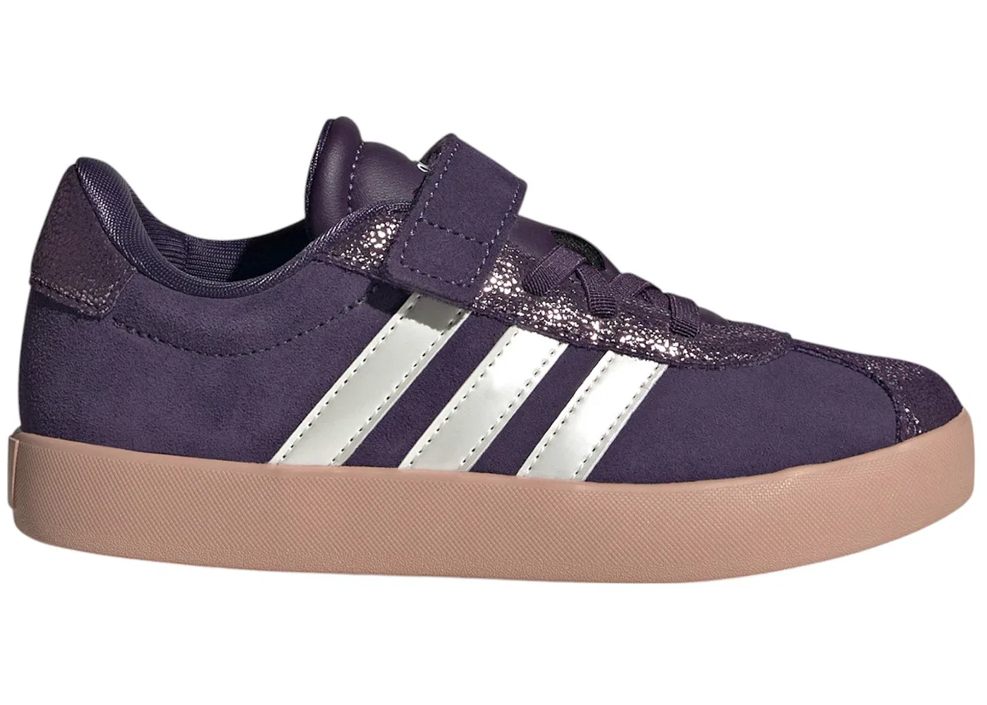 Детские кроссовки Lifestyle VL Court 3.0 Adidas, Aurora Plum/Zero Metallic/Pink Gum