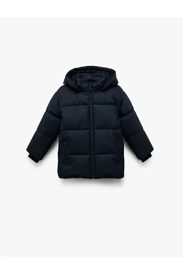 Детское пальто для мальчиков пуховое Koton, Navy Blue