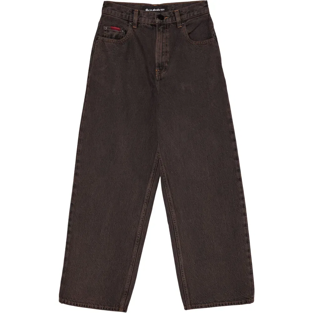 Детские джинсы свободного кроя для мальчиков Quiksilver, Brown — фото 3