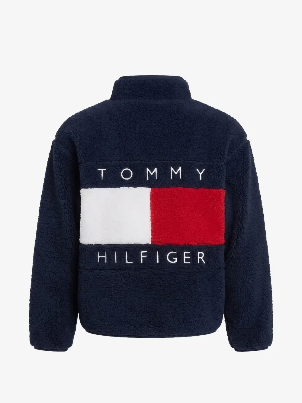 Свитшот из флиса Heritage Flag Teddy Tommy Hilfiger Junior, синий — фото 2