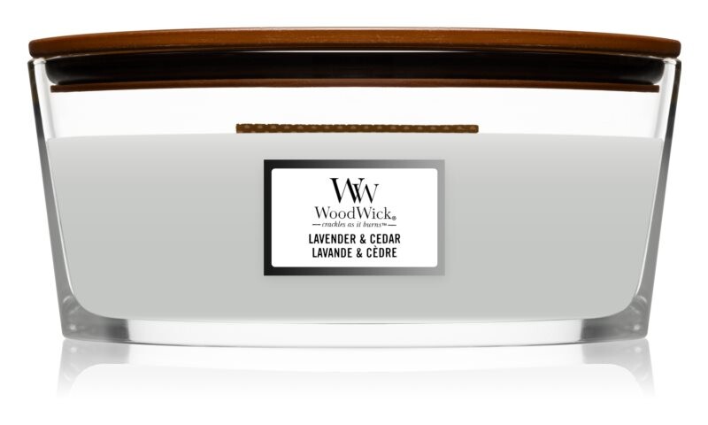 

Ароматическая свеча Woodwick Lavender & Cedar