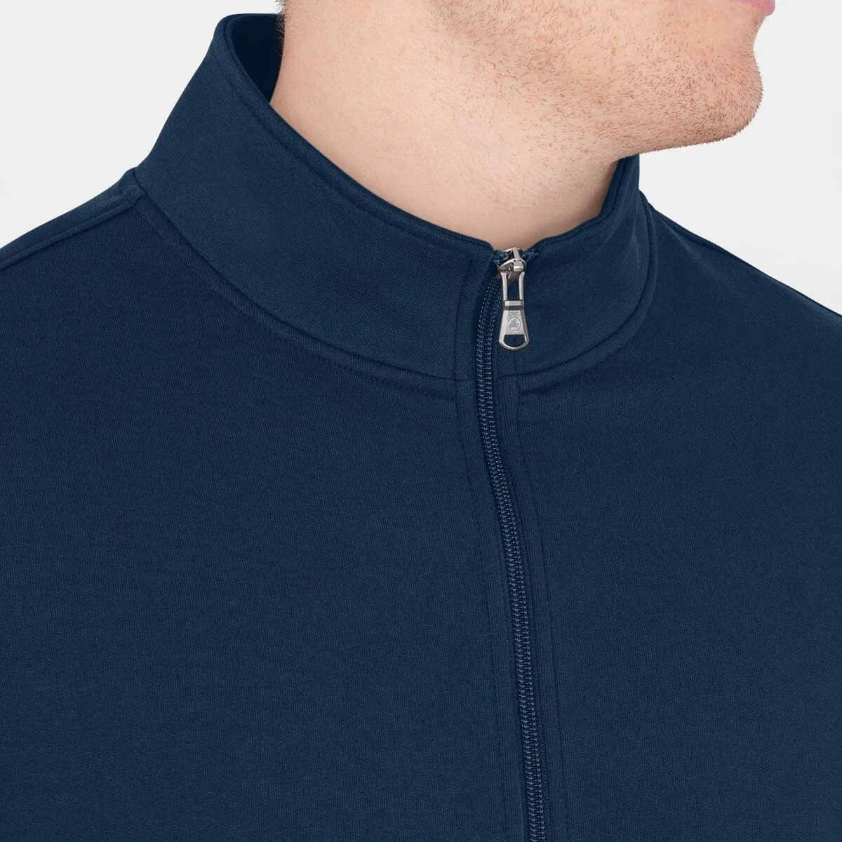 Детская унисекс куртка из футера Doubletex Jako, Цвет: Dunkelblau Navyblau — фото 2