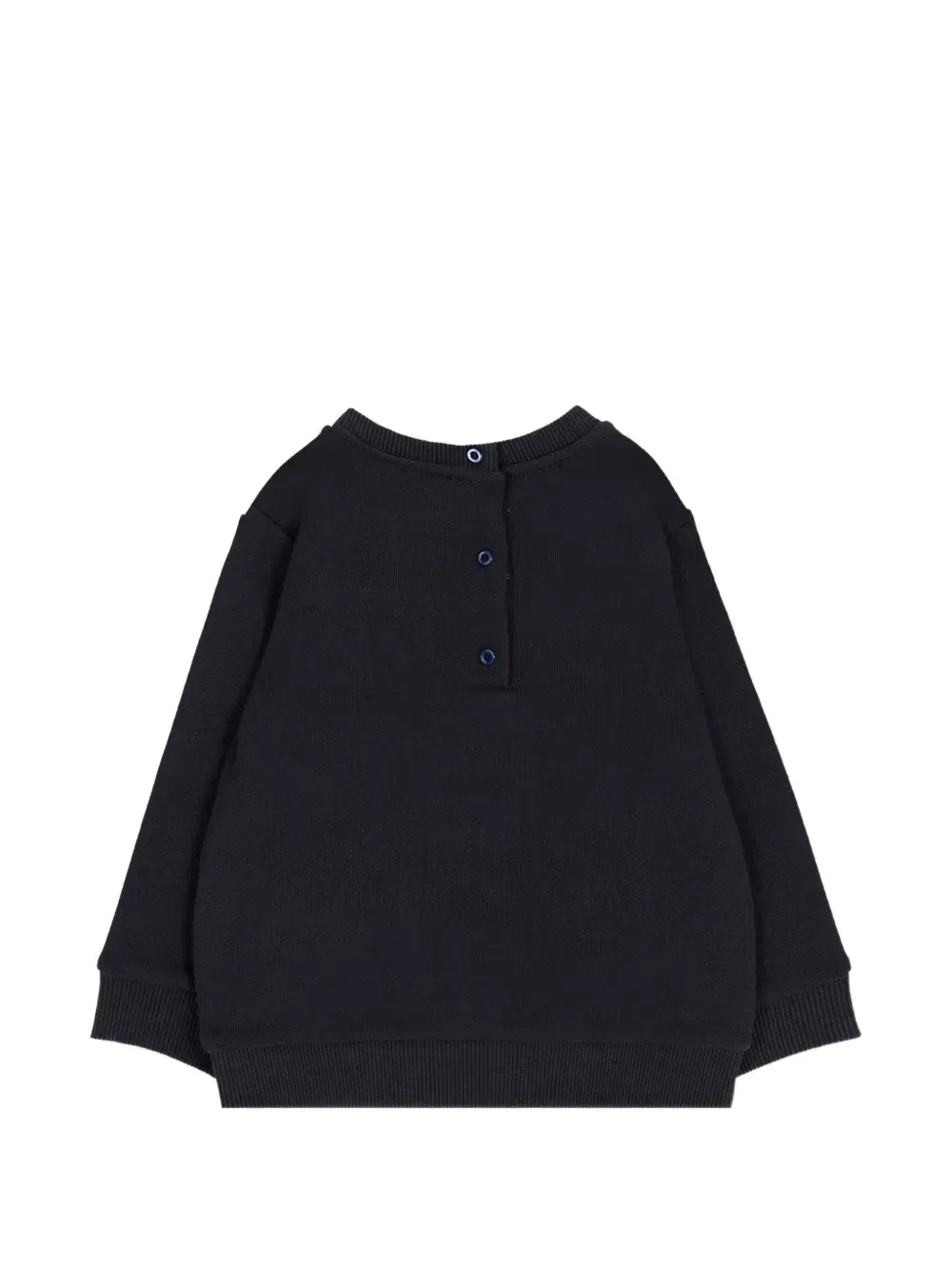 Свитшот с узором пейсли и вышивкой Пегаса Etro Kids, синий — фото 2