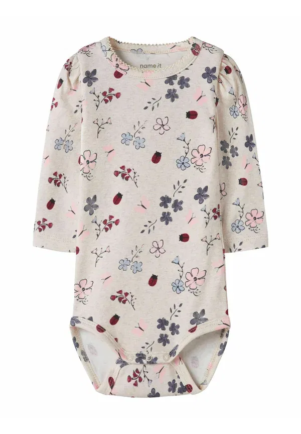 Комбинезон с цветочным принтом Romper printed Name It, Peyote Melange