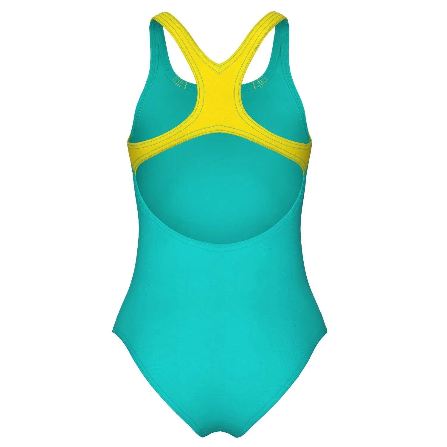 Купальник слитный с принтом Graphic Swim Pro Back Arena, бирюзовый — фото 2