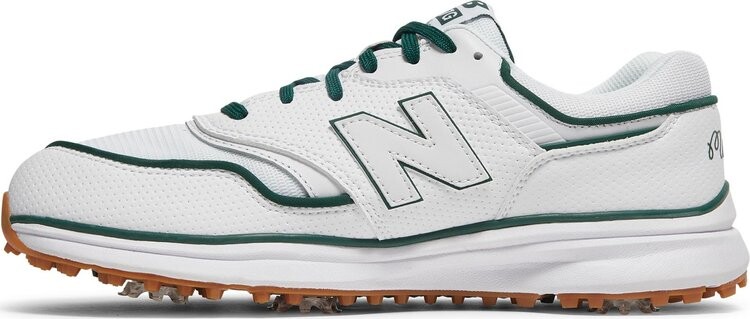 Бутсы New Balance Malbon Golf x 997G 'White Green', белый — фото 4