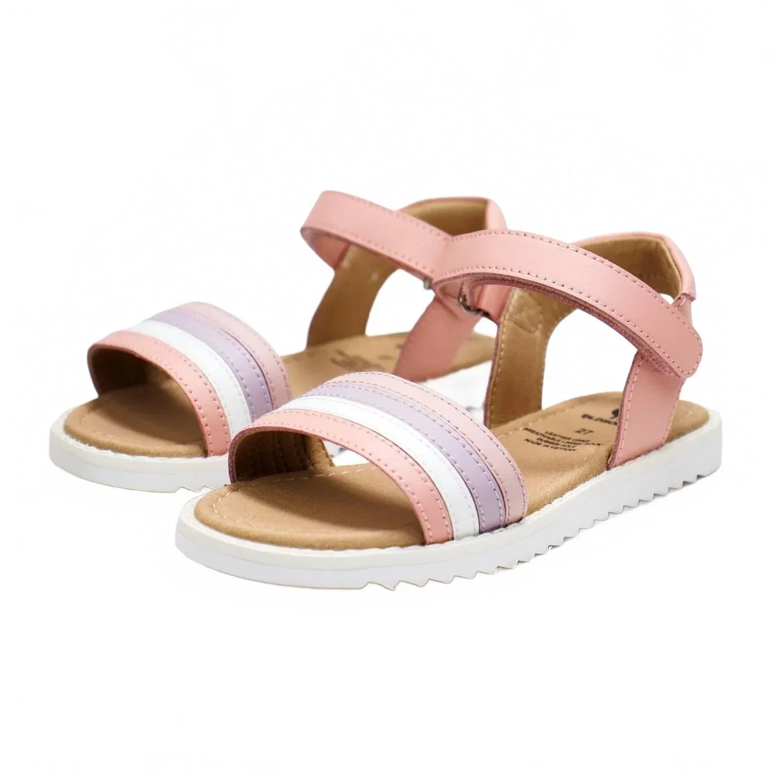Детские сандалии с открытым носом Colour Pot Sandals Old Soles, Cipria Snow — фото 3
