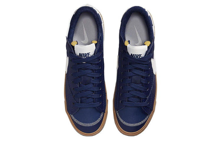 Кроссовки Nike Blazer Low 77 Jumbo, темно-синий/белый — фото 4