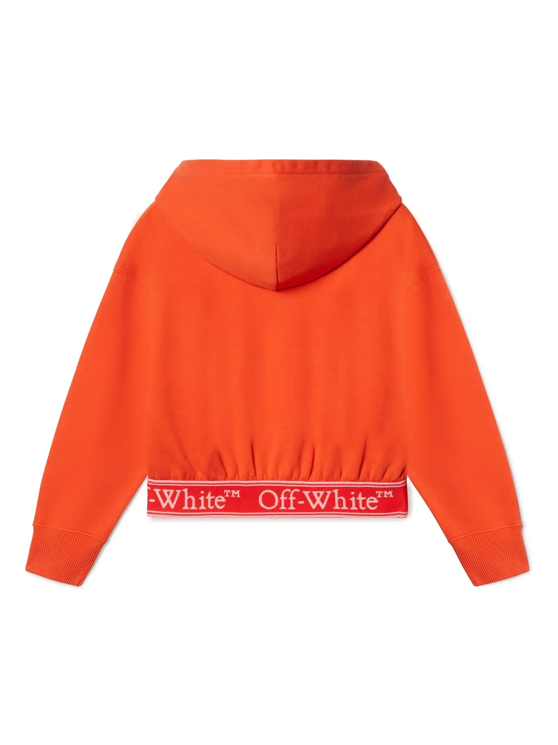 Худи с логотипом Bookish OFF-WHITE, коралловый красный — фото 3