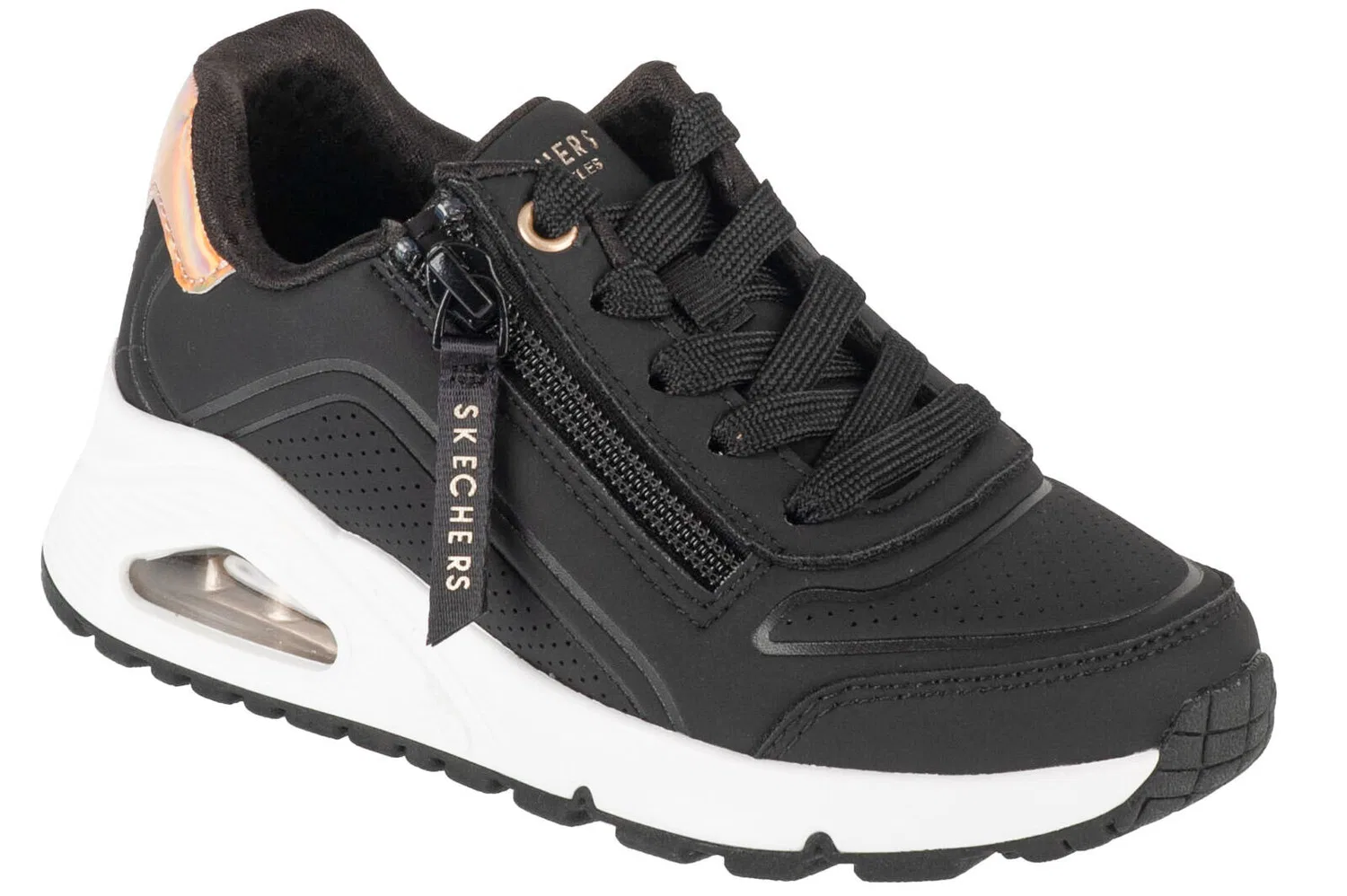 Детские кроссовки для девочек Uno Gen1 - Zip And Stride Skechers, Schwarz