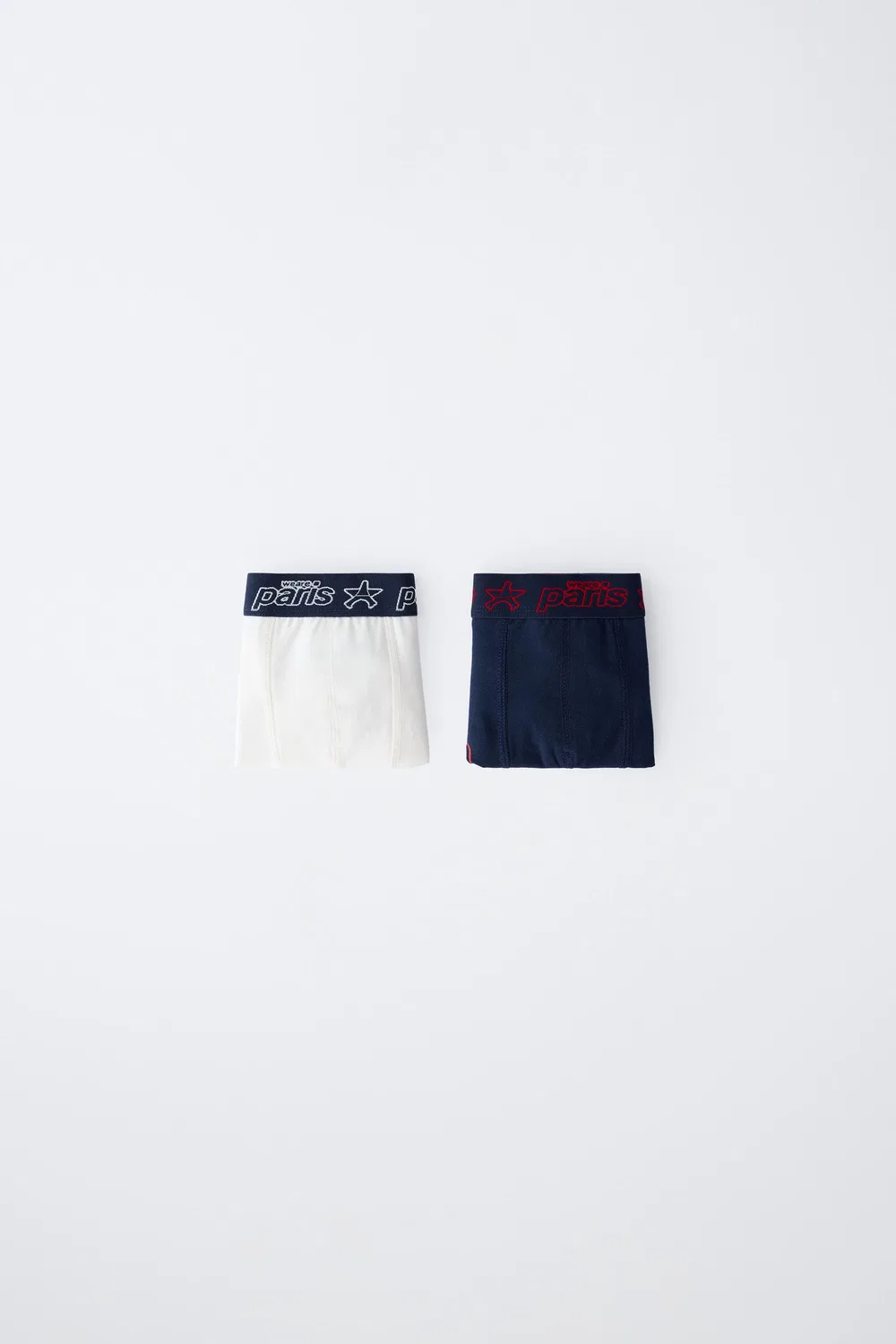 Для детей от 2 до 6 лет / Комплект из 2 боксеров PSG ZARA, Navy/White