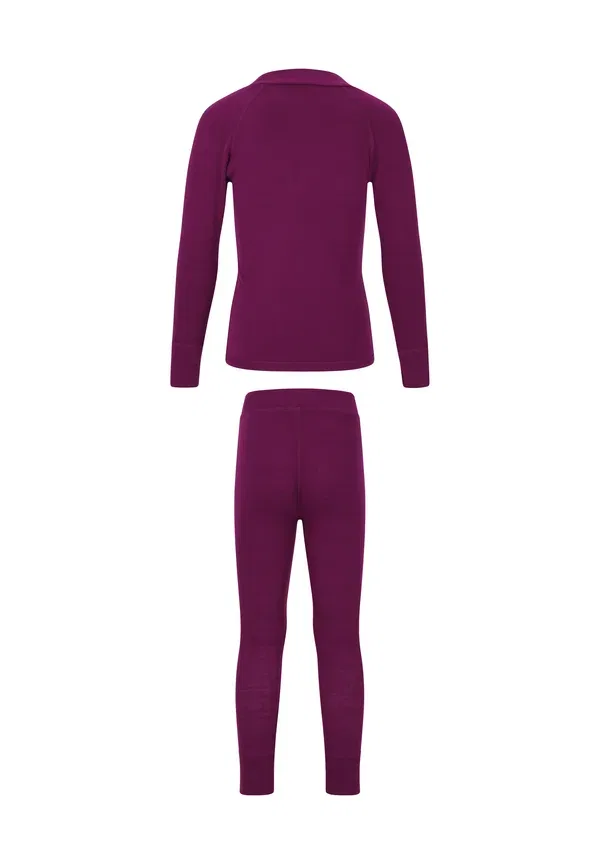 Комплект белья из вискозы с эластаном Panda set Zigzag, Dark Purple, темно-фиолетовый — фото 2