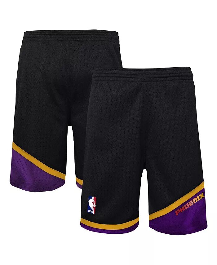 

Шорты Swingman для больших мальчиков и девочек Black Phoenix Suns Hardwood Classics Mitchell & Ness
