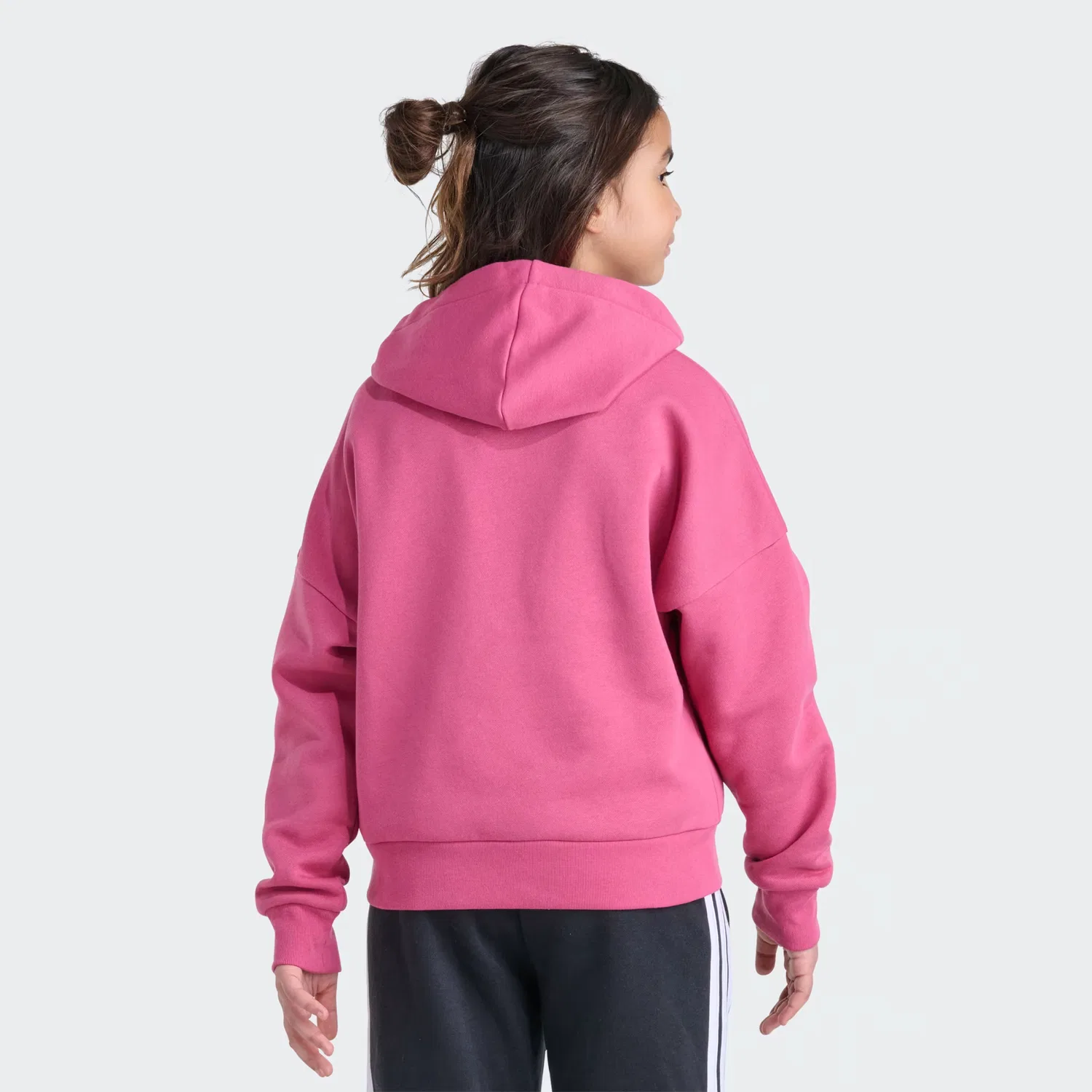 Детское худи с принтом GFX Adidas Sportswear, темно-пурпурный — фото 2