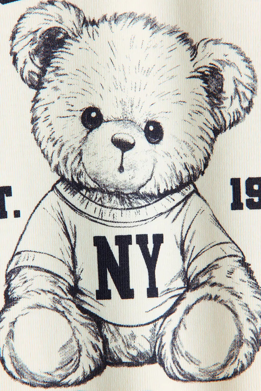 Хлопковая футболка с принтом H&M, Cremefarben/Brooklyn — фото 2