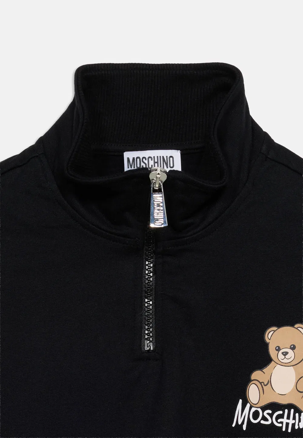 Толстовка на молнии унисекс - толстовка Moschino, Black — фото 3