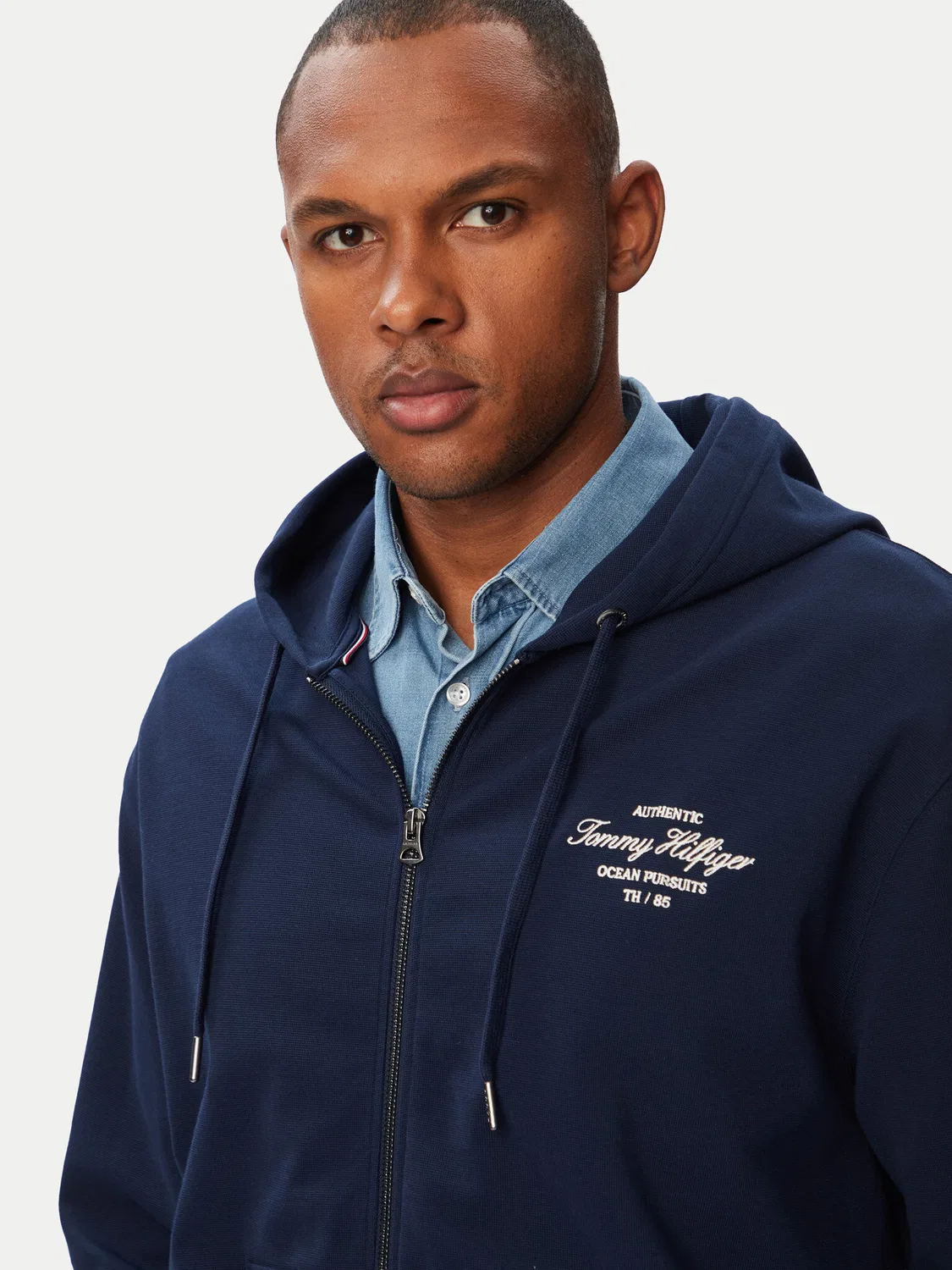 Мужская толстовка стандартного кроя Nautical Tommy Hilfiger, темно-синий — фото 4