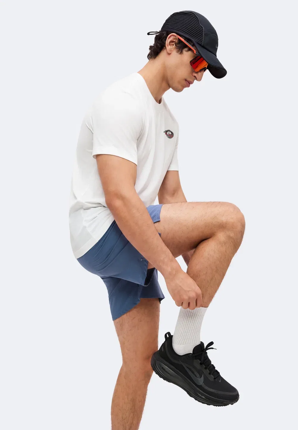 M nk df stride 7in bf short - спортивные шорты Nike Performance, Diffused Blue — фото 4