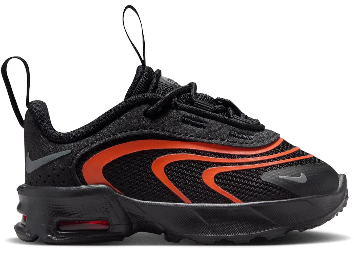 Детские кроссовки Lifestyle Nike Air Max Fire, Black/Picante Red/Smoke Grey