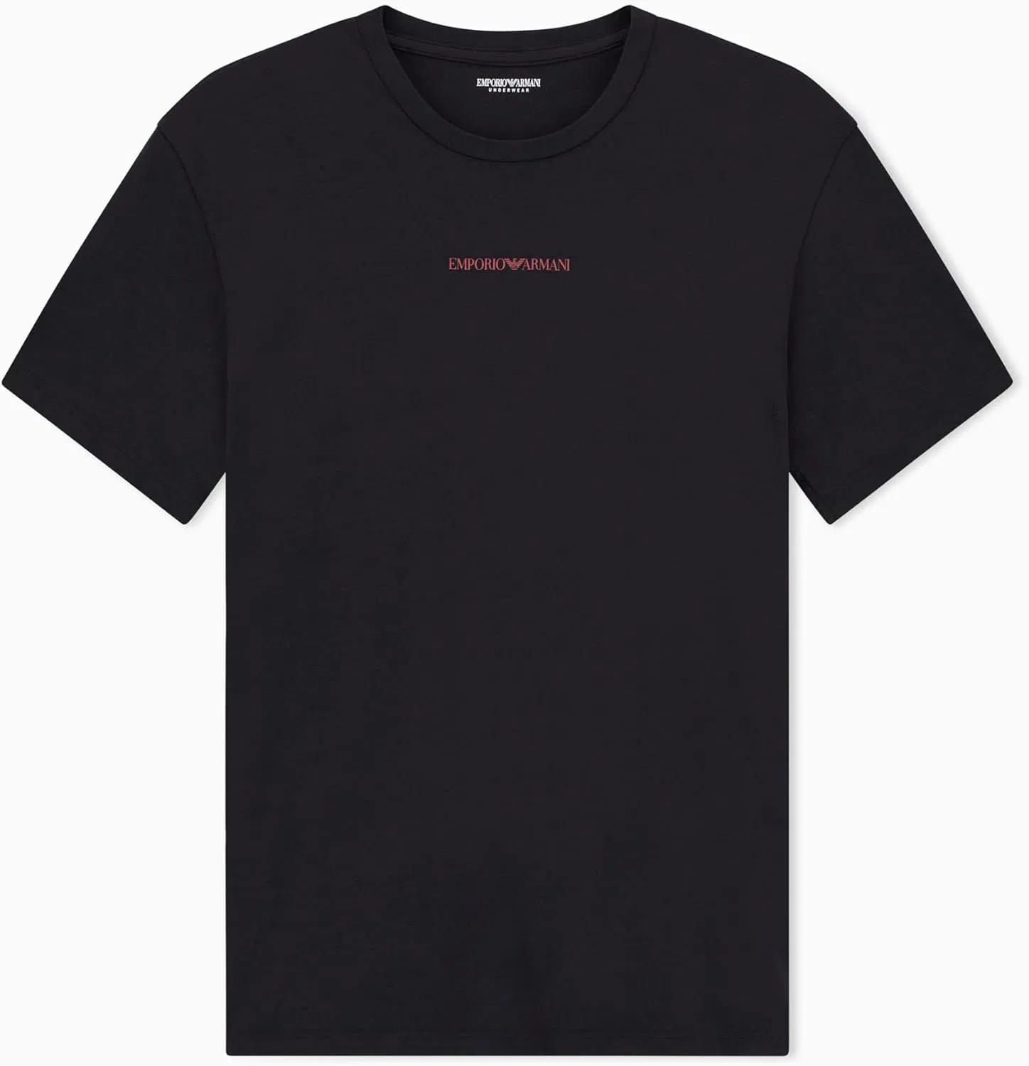 Мужская облегающая футболка с логотипом EA Emporio Armani, Black