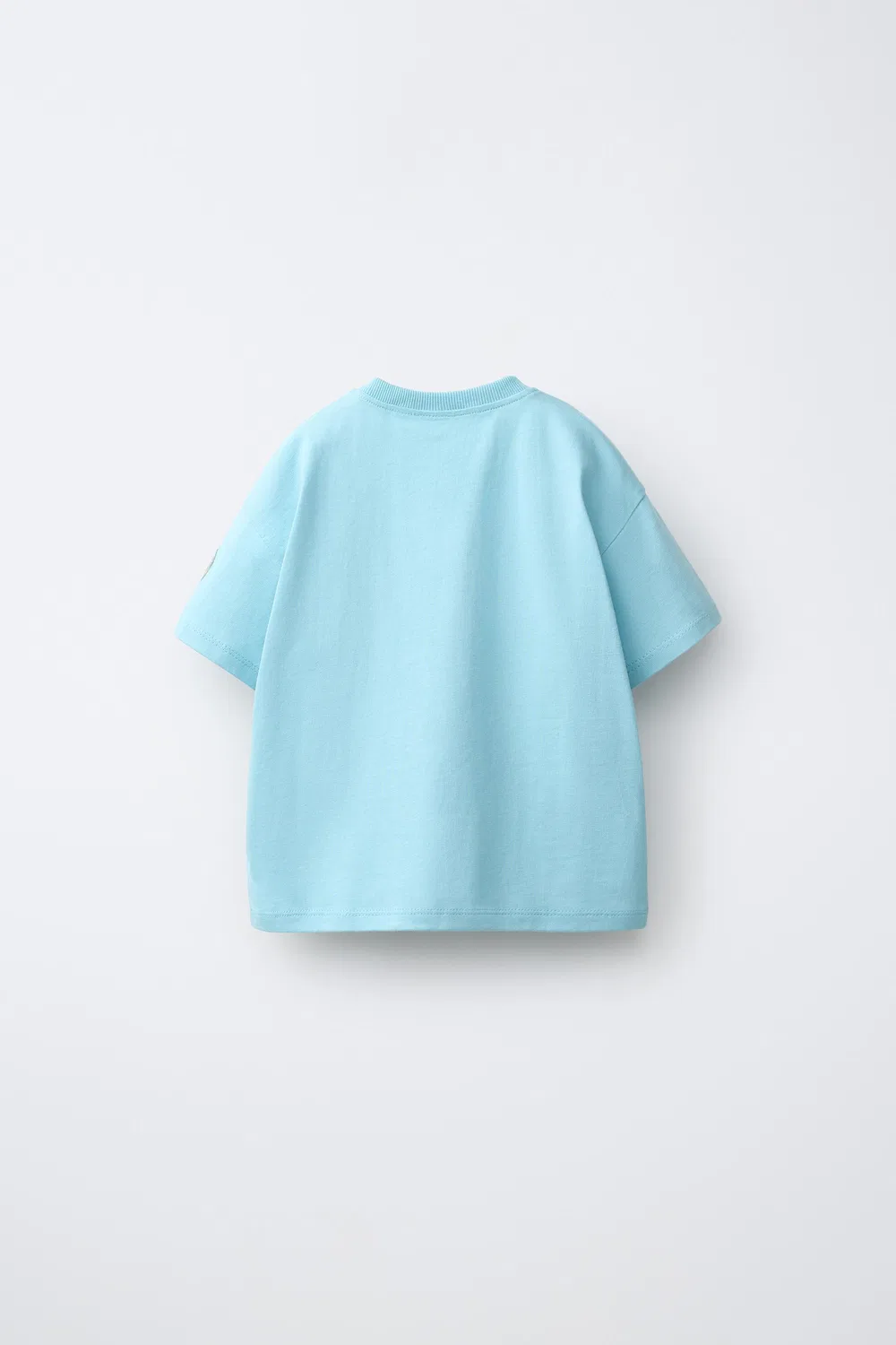 Футболка с фруктовым принтом ZARA, Sky Blue — фото 2