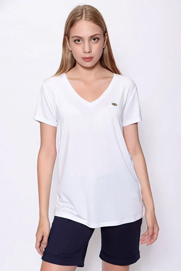 Женское поло с коротким рукавом U.S. Polo Assn., White
