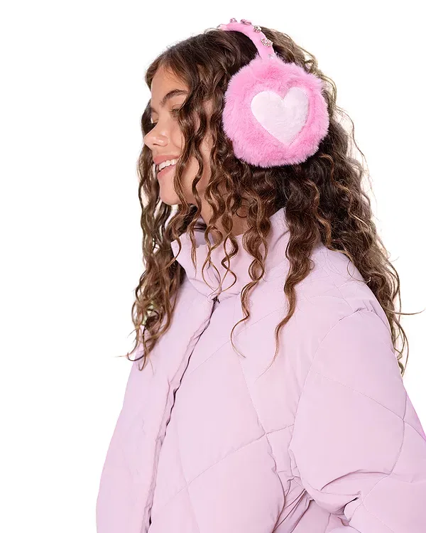 Детский комплект наушников и перчаток с принтом Omg Accessories, Peony — фото 2