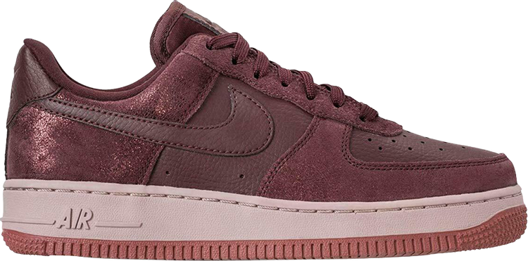 Кроссовки Nike Wmns Air Force 1 Low '07 Premium 'Burgundy Crush', красный - фото