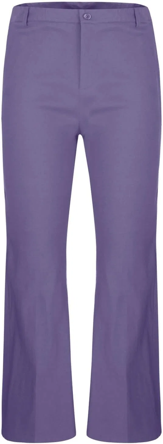 Мужские брюки-клеш с принтом 70s Disco Pants, фиолетовый — фото 4