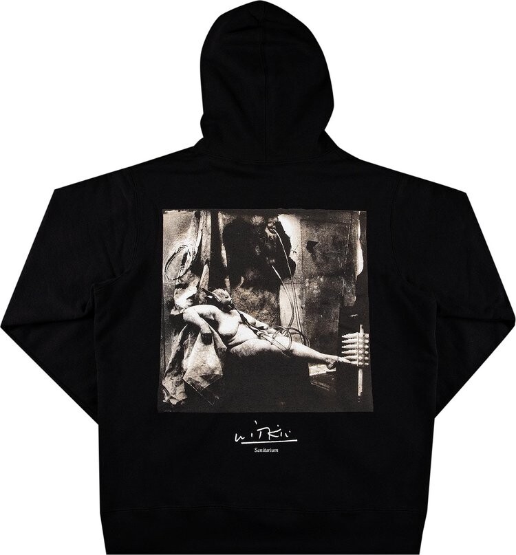 Толстовка Supreme x Joel-Peter Witkin Sanitarium Hooded Sweatshirt 'Black', черный — фото 3
