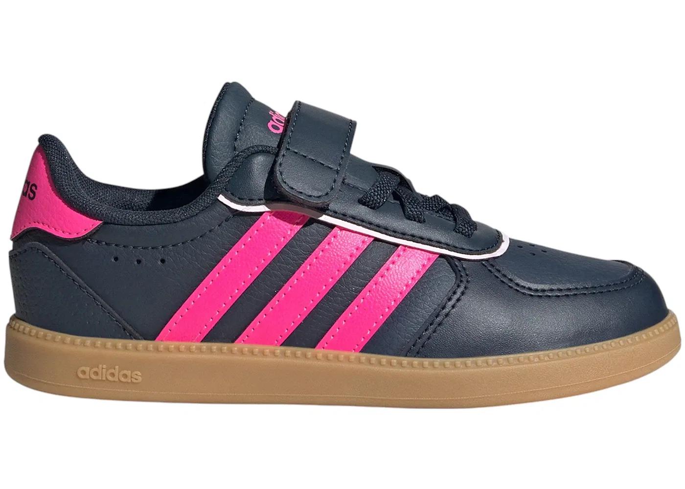 Детские кроссовки для мальчиков с повседневным стилем Adidas Breaknet Sleek, Aurora Ink Lucid Pink Gum