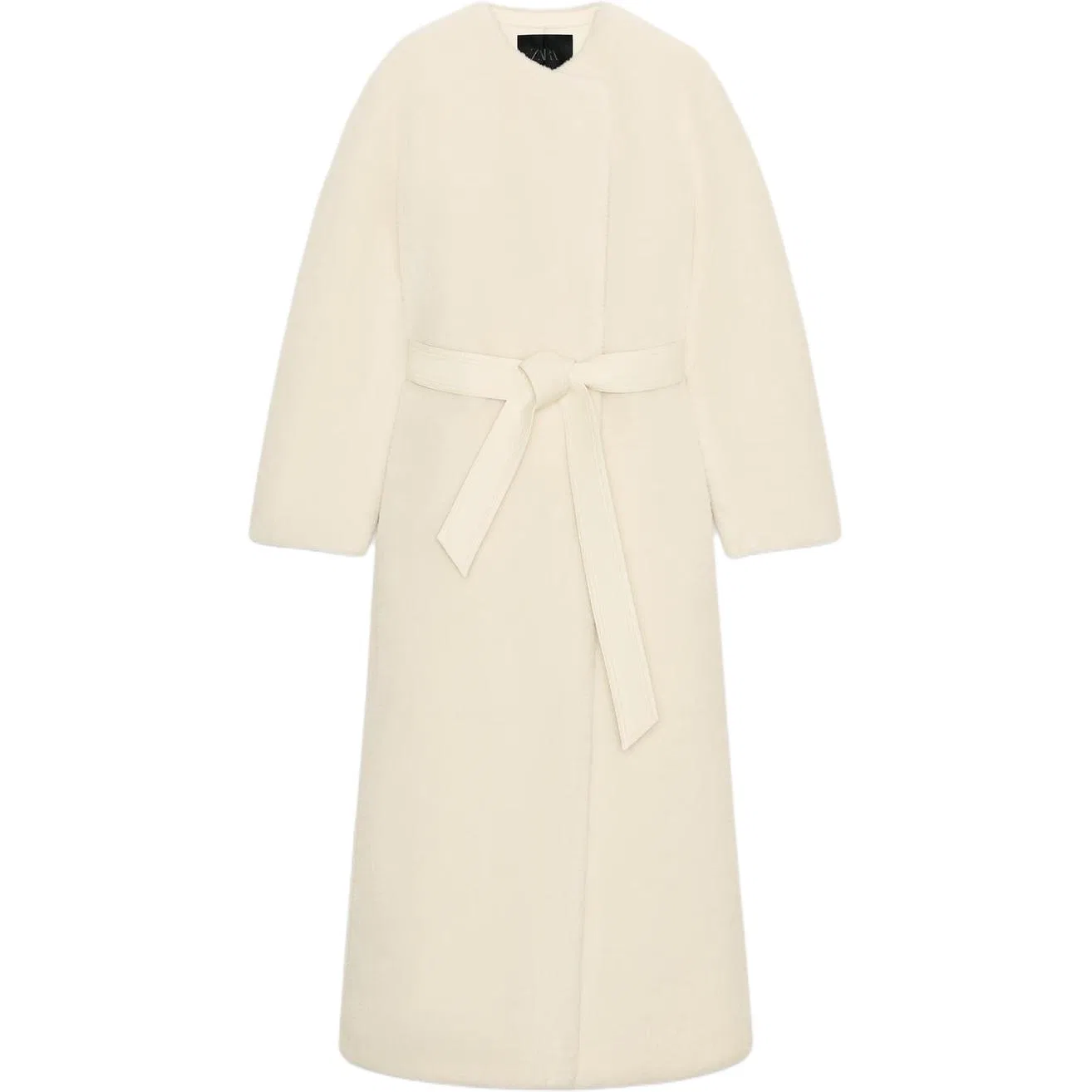Женское пальто ZW LIMITED EDITION, ZARA, Cream