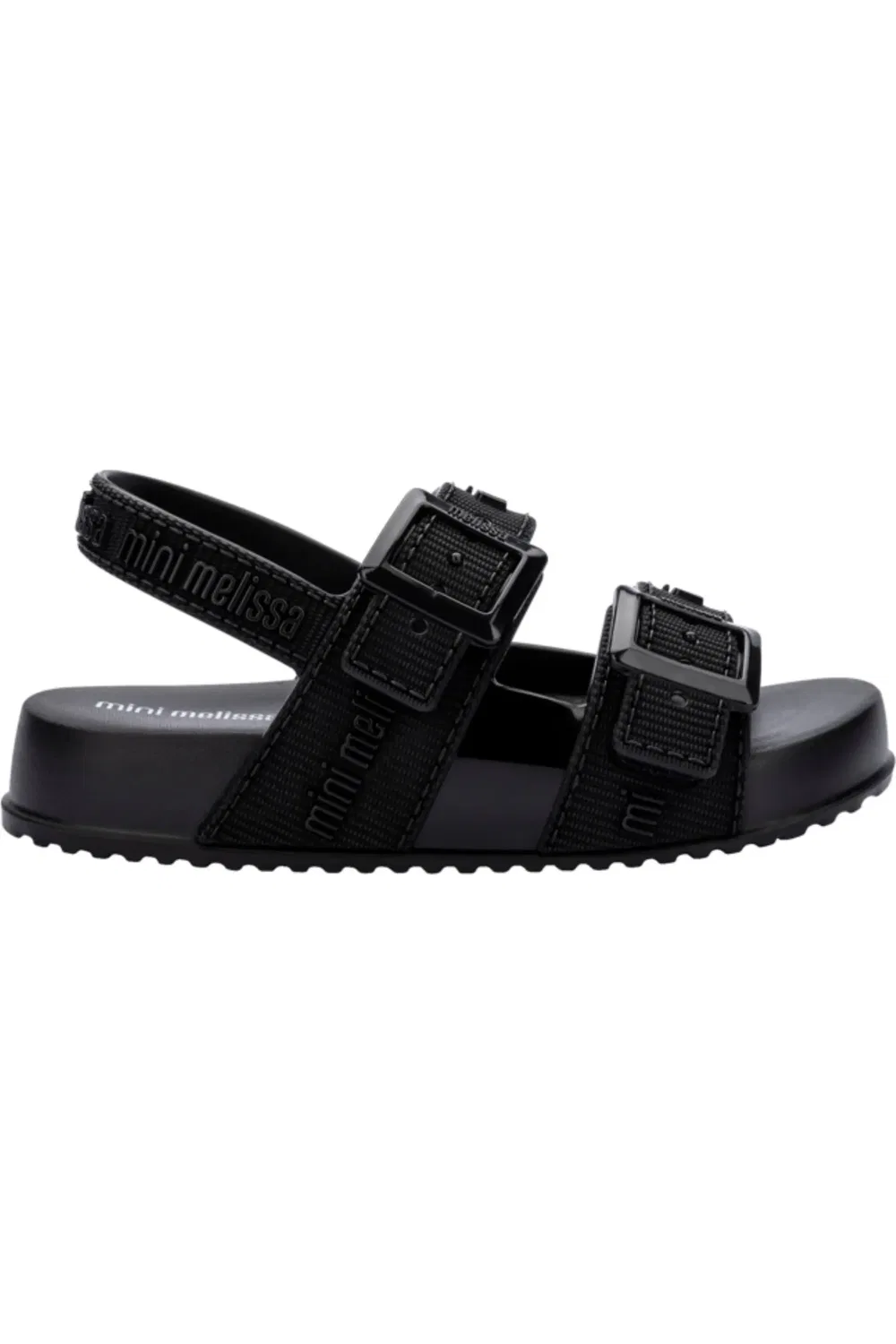 Детские сандалии слингбэк с ароматом Mini Cozy Lover Mini Melissa, черный — фото 2