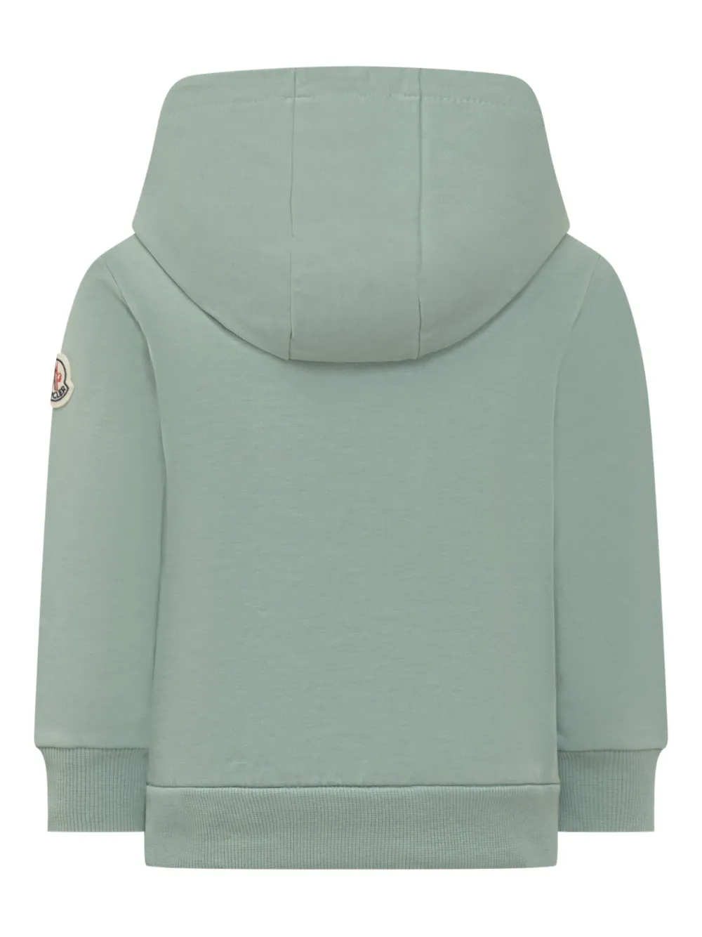Спортивный костюм с вышитым логотипом Moncler Enfant, зеленый — фото 2