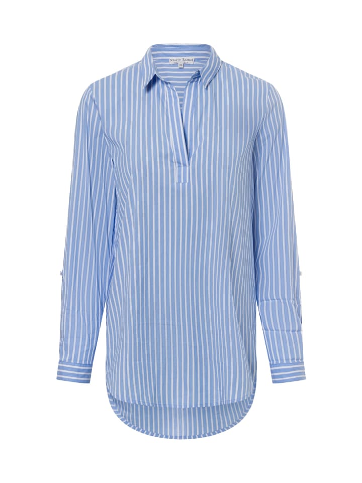 

Marie Lund Блузка светло-голубого и белого цвета