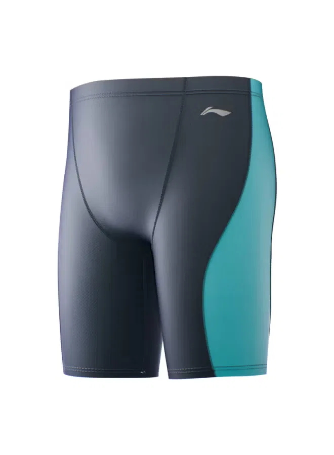 Шорты для плавания профессиональные детские 0113 Li-Ning, серо-зеленый